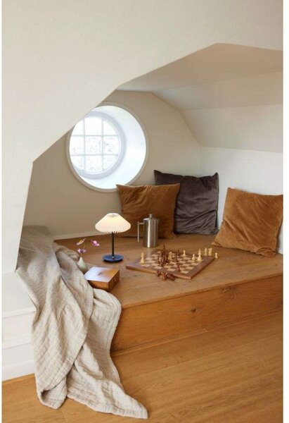 Stolové Lampa Halo Design, stmievateľné, Biela, Obývacia izba, Kov