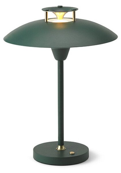 Stolové Lampa Halo Design, stmievateľné, Zelená, Obývacia izba, Kov