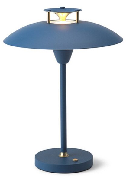 Stolové Lampa Halo Design, stmievateľné, Modrá, Obývacia izba, Kov