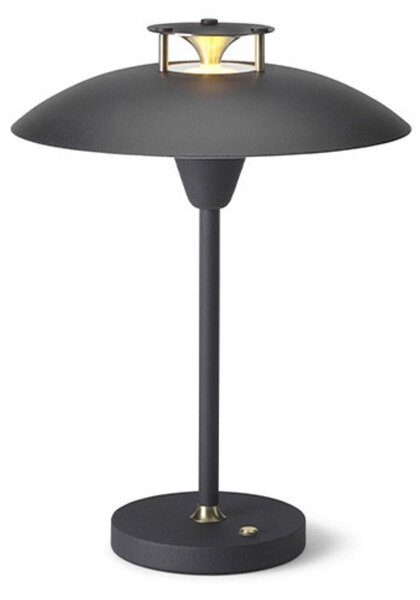 Stolové Lampa Halo Design, stmievateľné, Čierna, Obývacia izba, Kov