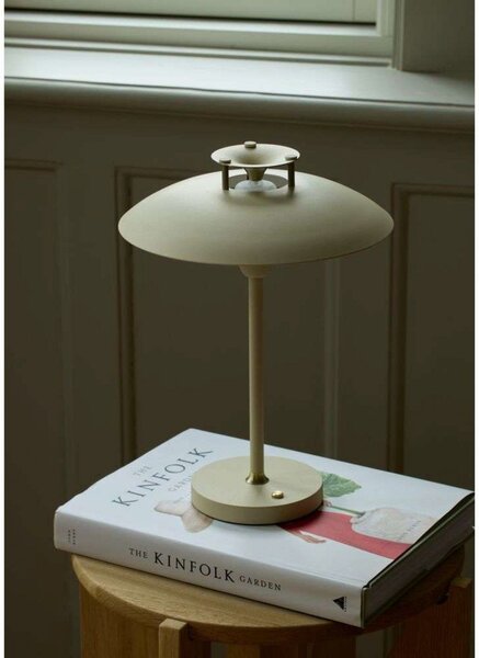 Stolové Lampa Halo Design, stmievateľné, Béžová, Obývacia izba, Kov