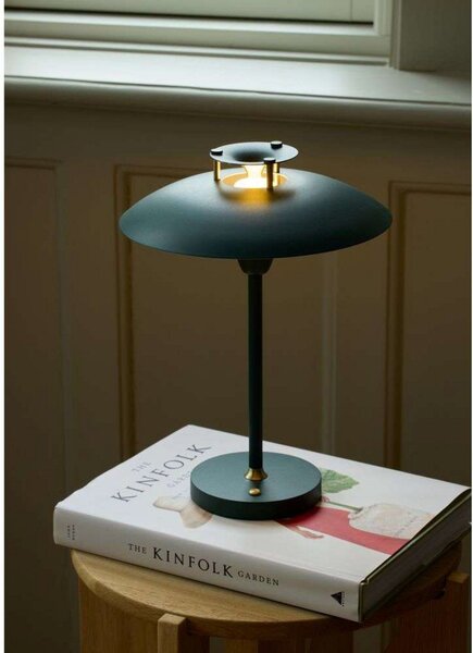 Stolové Lampa Halo Design, stmievateľné, Zelená, Obývacia izba, Kov