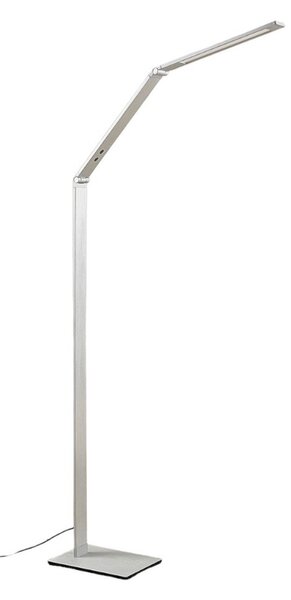 Stojacie Lampa Lucande, Nicano, stmievateľné, Metalická, Pracovňa, Kov, Moderný