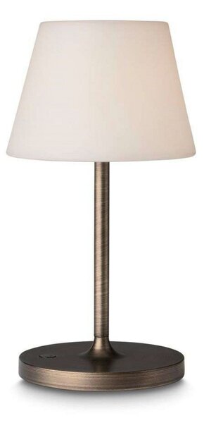 Stolové Lampa Halo Design, stmievateľné, Zlatá / Mosadz, Obývacia izba, Hliník