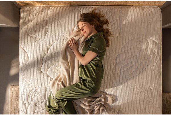 Béžová boxspring posteľ 160x200 cm Olia Bold Line – Selection
