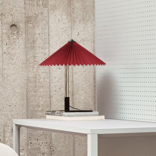 Stolové Lampa HAY, Matin 300, stmievateľné, Červená, Obývacia izba, Kov, Dizajnový
