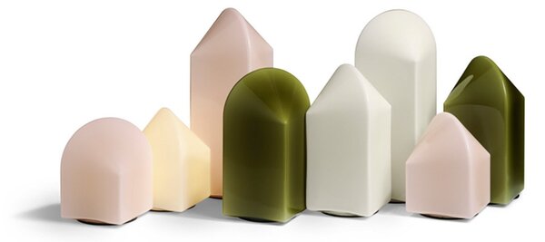 Stolové Lampa HAY, Parade, stmievateľné, Biela, Obývacia izba, Sklo, Dizajnový