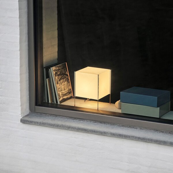 Stolové Lampa HAY, Paper Cube, Biela, Obývacia izba, Plast, Dizajnový