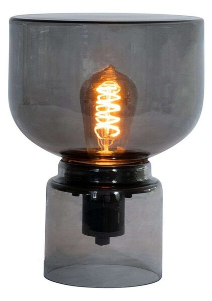 Stolové Lampa Watt & Veke, stmievateľné, Sivá, Obývacia izba, Sklo, Škandinávsky