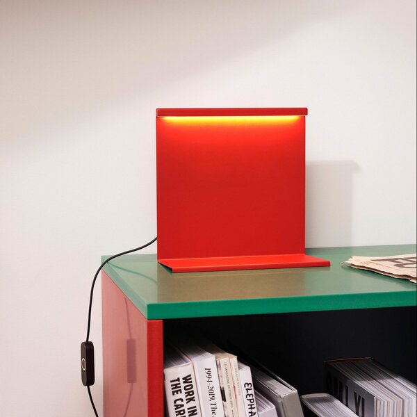 Stolové Lampa HAY, LBM, stmievateľné, Červená, Obývacia izba, Kov, Dizajnový