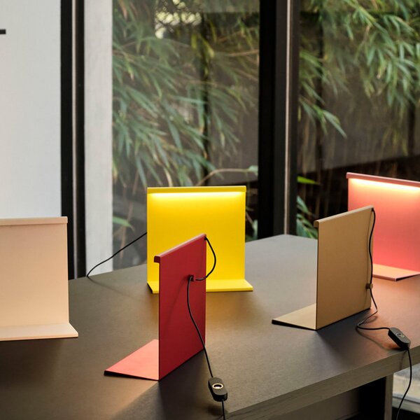 Stolové Lampa HAY, LBM, stmievateľné, Žltá, Obývacia izba, Kov, Dizajnový
