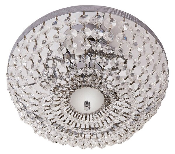 Stropné Lampa Lindby, Mondrian, stmievateľné, Transparentná, Chodba, Krištáľ, Moderný