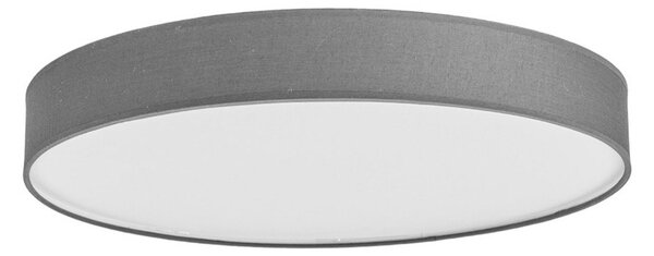 Stropné Lampa Lindby, Saira, Sivá, Obývacia izba, Tkanina / Textil, Moderný