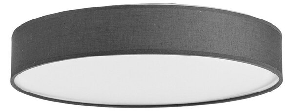 Stropné Lampa Lindby, Saira, Sivá, Obývacia izba, Tkanina / Textil, Moderný