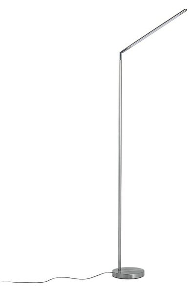Stojacie Lampa Lindby, Jabbo, Sivá, Pracovňa, Kov, Moderný