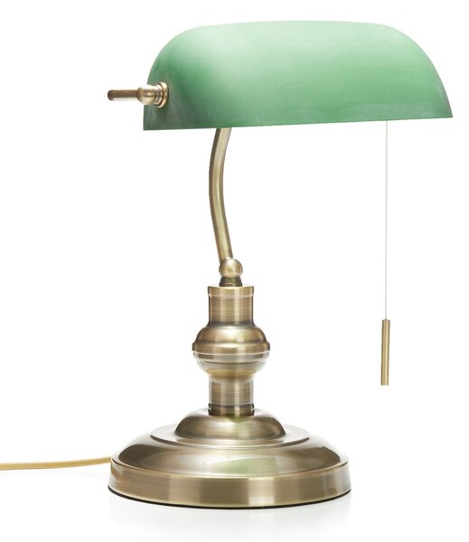 Stolové Lampa Lindby, Milenka, Bronzová / Stará Mosadz, Obývacia izba, Kov, Starožitný
