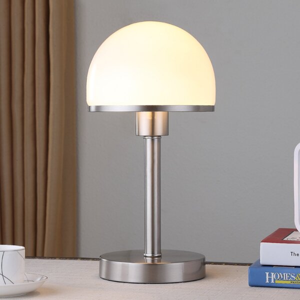 Stolové Lampa Lindby, Jolie, Sivá, Spálňa, Kov, Moderný