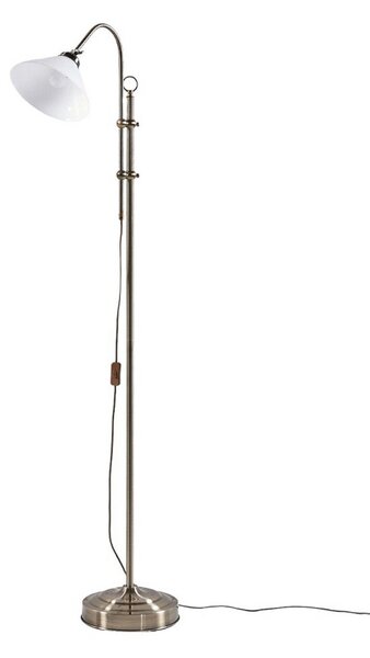 Stojacie Lampa Lindby, Otis, Bronzová / Stará Mosadz, Obývacia izba, Kov, Starožitný