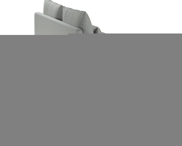 Poťah na trojpohovku Söderhamn, 3-os., nerozkladá farba produktu modrá látka zapletaná