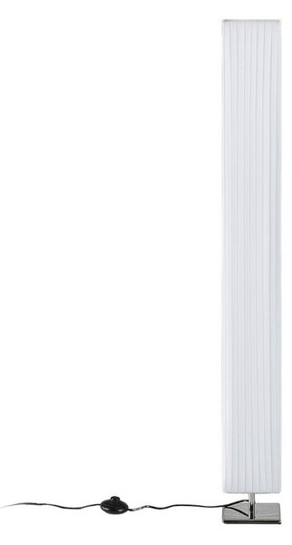 Stojacie Lampa Lindby, Janno, Biela, Obývacia izba, Tkanina / Textil, Moderný