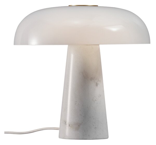 Stolové Lampa DFTP by Nordlux, Glossy, Biela, Obývacia izba, Kameň, Dizajnový