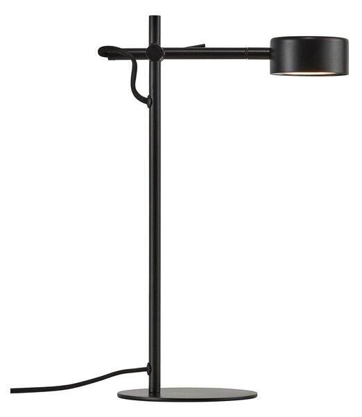 Stolové Lampa Nordlux, Clyde, stmievateľné, Čierna, Obývacia izba, Kov, Moderný