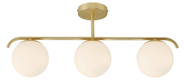 Stropné Lampa Nordlux, Grant, stmievateľné, Zlatá / Mosadz, Obývacia izba, Kov