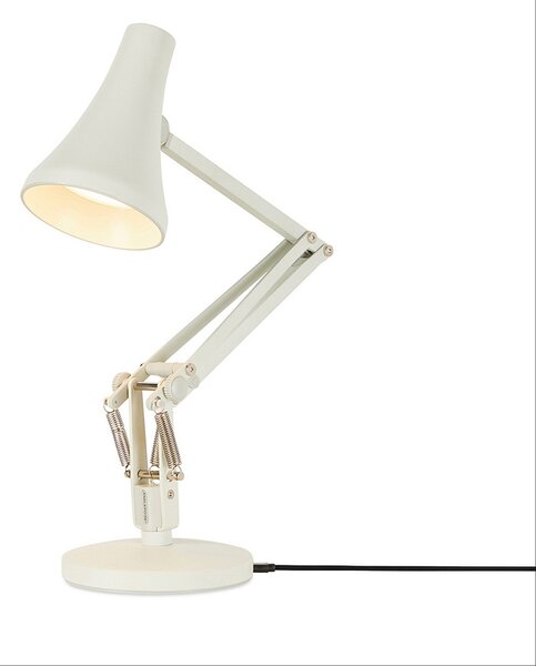 Stolové Lampa Anglepoise, 90 Mini Mini, stmievateľné, Biela, Pracovňa, Kov, Industriálny