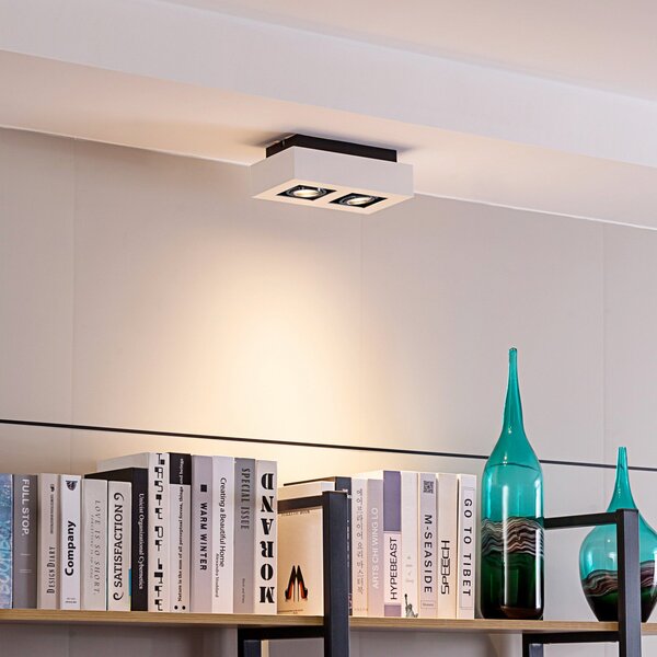 Stropné Lampa Arcchio, VINCE, stmievateľné, Biela, Chodba, Hliník, Moderný