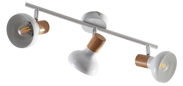 Stropné Lampa Lindby, Fridolin, stmievateľné, Biela, Kuchyňa, Kov, Moderný