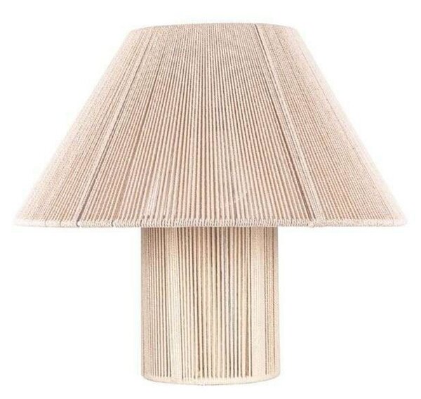 Stolové Lampa Globen Lighting, Béžová, Obývacia izba, Tkanina / Textil