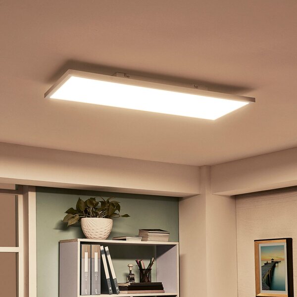 Stropné Lampa Arcchio, Philia, stmievateľné, Biela, Obývacia izba, Plast, Moderný
