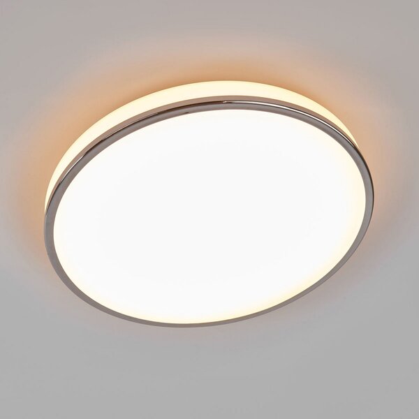 Stropné Lampa Lindby, Lyss, Biela, Kúpeľňa, Sklo, Moderný