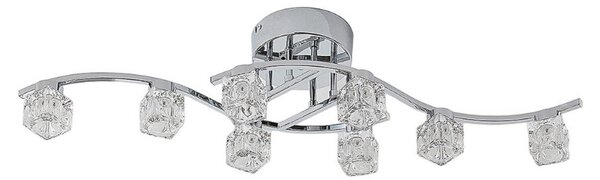 Stropné Lampa Lindby, Yaro, stmievateľné, Metalická, Obývacia izba, Kov, Moderný