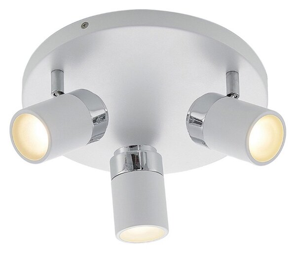 Stropné Lampa Lindby, Kardo, stmievateľné, Biela, Obývacia izba, Kov, Moderný
