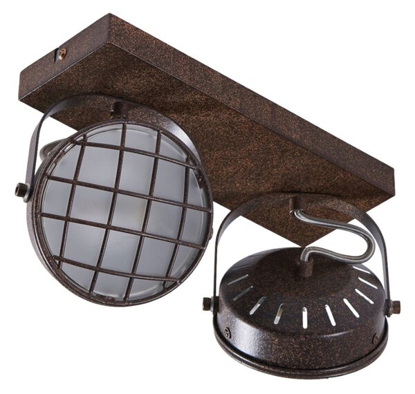 Stropné Lampa Lindby, Tamin, stmievateľné, Hnedá / Hrdzavá, Obývacia izba, Kov, Industriálny