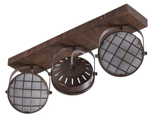 Stropné Lampa Lindby, Tamin, stmievateľné, Hnedá / Hrdzavá, Obývacia izba, Kov, Industriálny