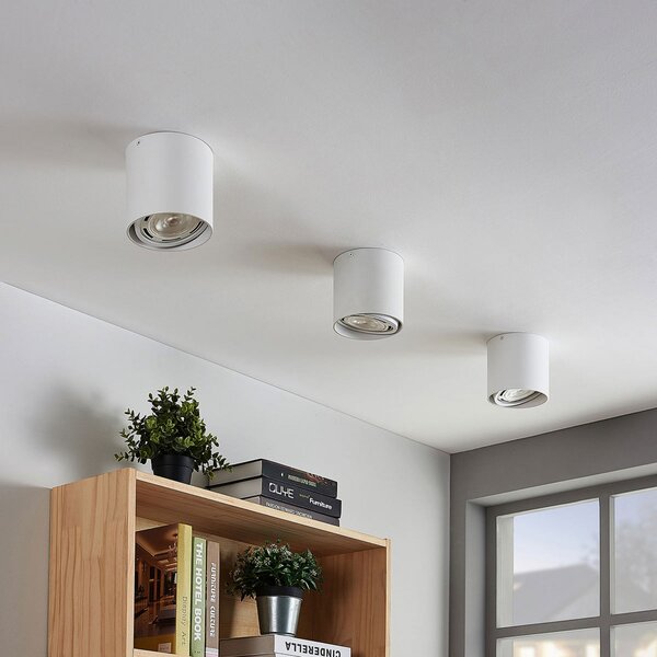 Stropné Lampa Arcchio, Mabel, stmievateľné, Biela, Kuchyňa, Kov, Moderný