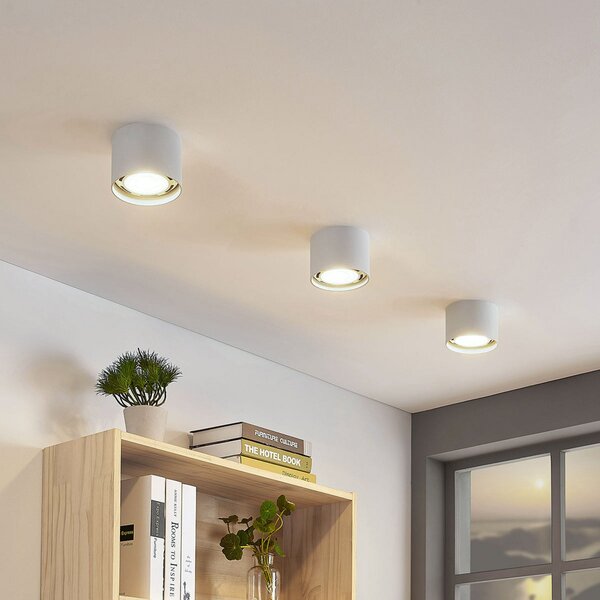 Stropné Lampa Arcchio, Mabel, stmievateľné, Biela, Kuchyňa, Hliník, Moderný
