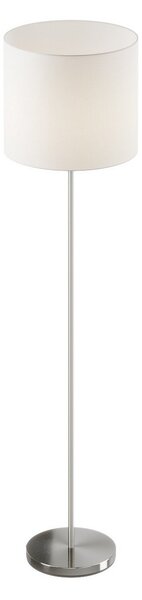 Stojacie Lampa Lindby, Everly, Biela, Obývacia izba, Tkanina / Textil, Moderný