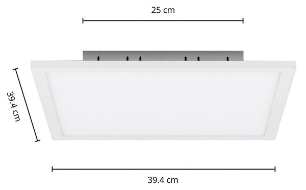 Stropné Lampa Arcchio, Lysander, stmievateľné, Biela, Pracovňa, Hliník, Moderný