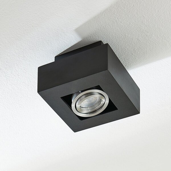 Stropné Lampa Arcchio, VINCE, stmievateľné, Čierna, Chodba, Hliník, Moderný