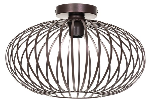 Stropné Lampa Lindby, Nahele, stmievateľné, Hnedá / Hrdzavá, Obývacia izba, Kov, Vintage