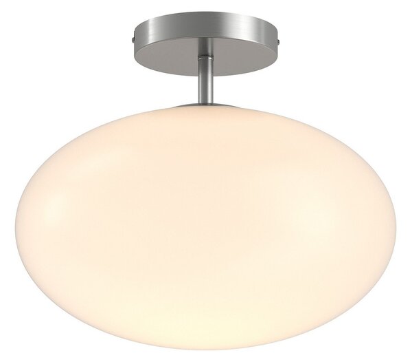 Stropné Lampa Lindby, Sonika, stmievateľné, Biela, Obývacia izba, Sklo, Moderný