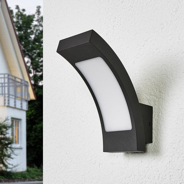 Juvia LED Vonkajšie Nástenné Svietidlo Graphite - Lucande