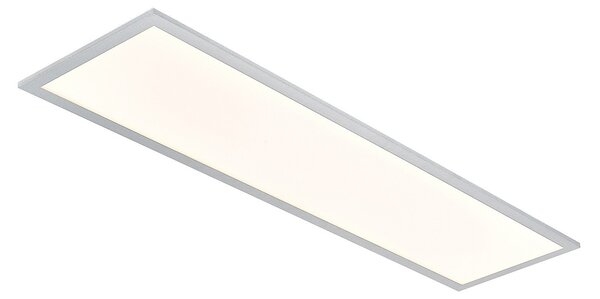 Stropné Lampa Lindby, Kjetil, stmievateľné, Sivá, Pracovňa, Plast, Moderný
