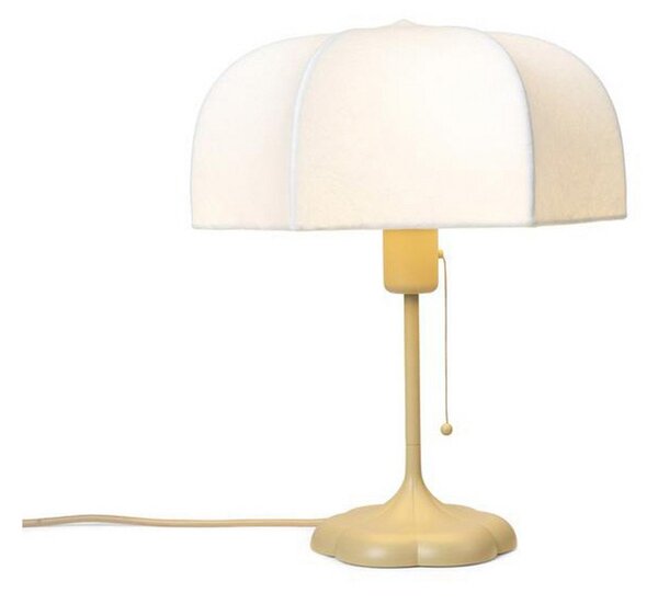 Stolové Lampa ferm LIVING, Poem, Béžová, Obývacia izba, Kov, Dizajnový