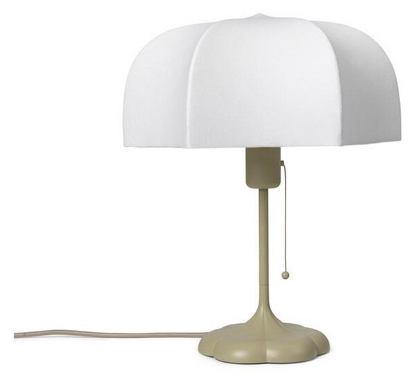Stolové Lampa ferm LIVING, Poem, Béžová, Obývacia izba, Kov, Dizajnový