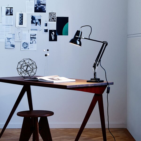 Stolové Lampa Anglepoise, Original 1227, Čierna, Pracovňa, Kov, Industriálny