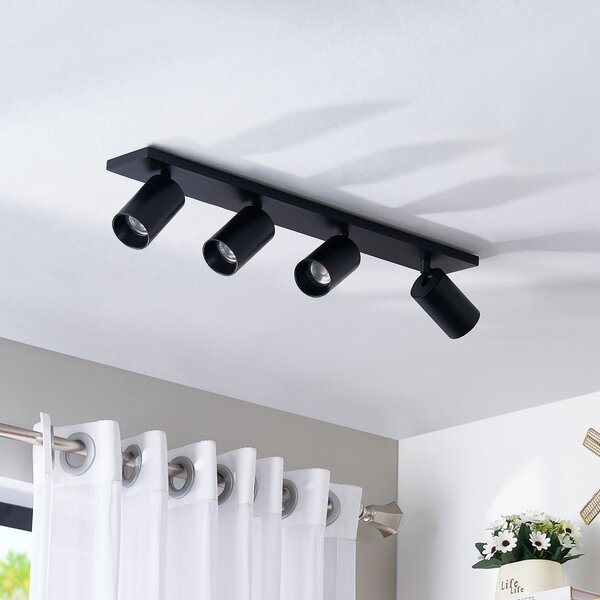 Stropné Lampa Arcchio, Brinja, stmievateľné, Čierna, Obývacia izba, Hliník, Moderný
